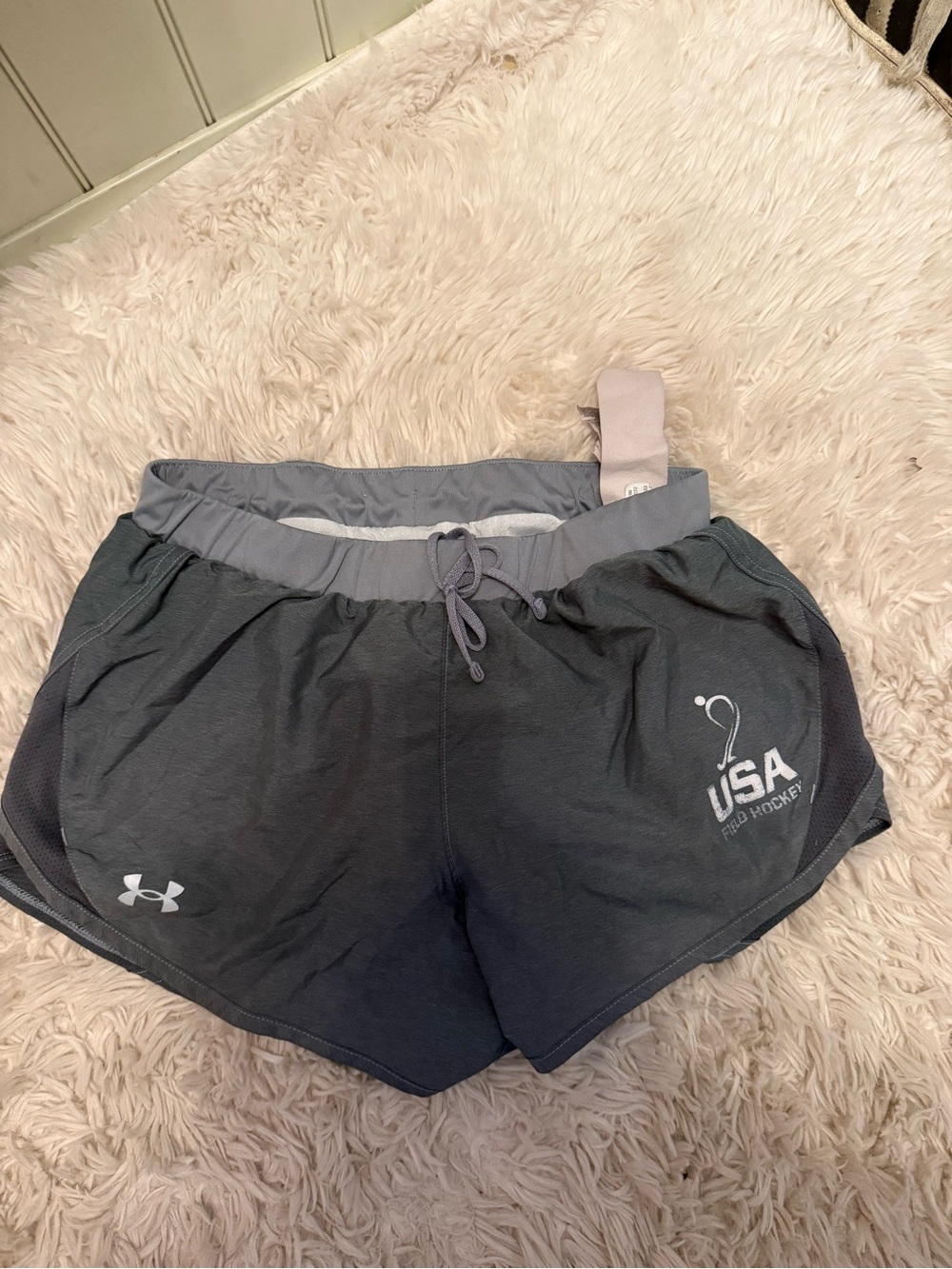 Under Armour Women’s Gray USA Field Hockey Athletic Shorts